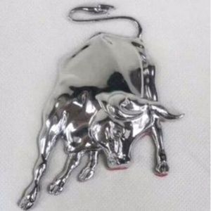 Lamborghini Murcielago Gallardo LOGO BADGE Silver Emblem